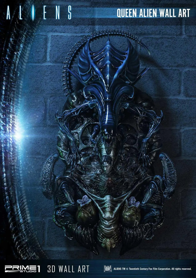 Queen Alien Wall Art (3D Wall Art Edition) Aliens (Film) – Prime1Studio – ActionFigure Brasil