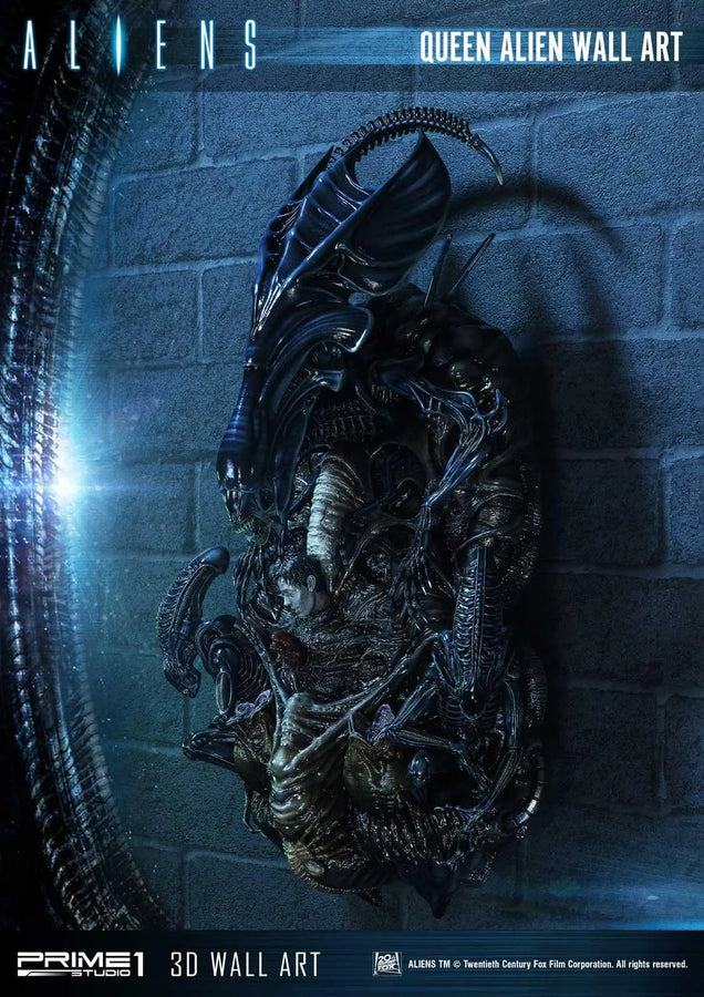 Queen Alien Wall Art (3D Wall Art Edition) Aliens (Film) – Prime1Studio – ActionFigure Brasil