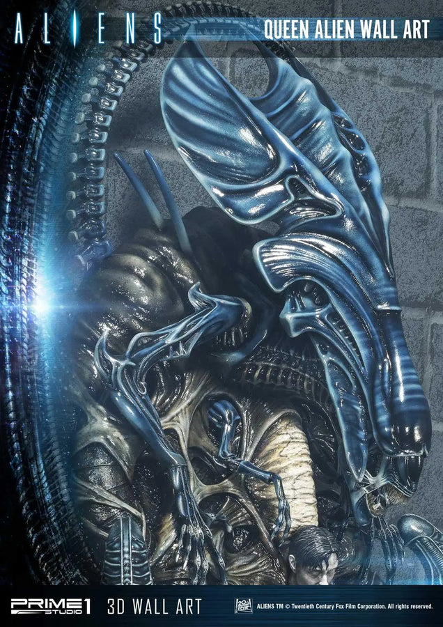 Queen Alien Wall Art (3D Wall Art Edition) Aliens (Film) – Prime1Studio – ActionFigure Brasil