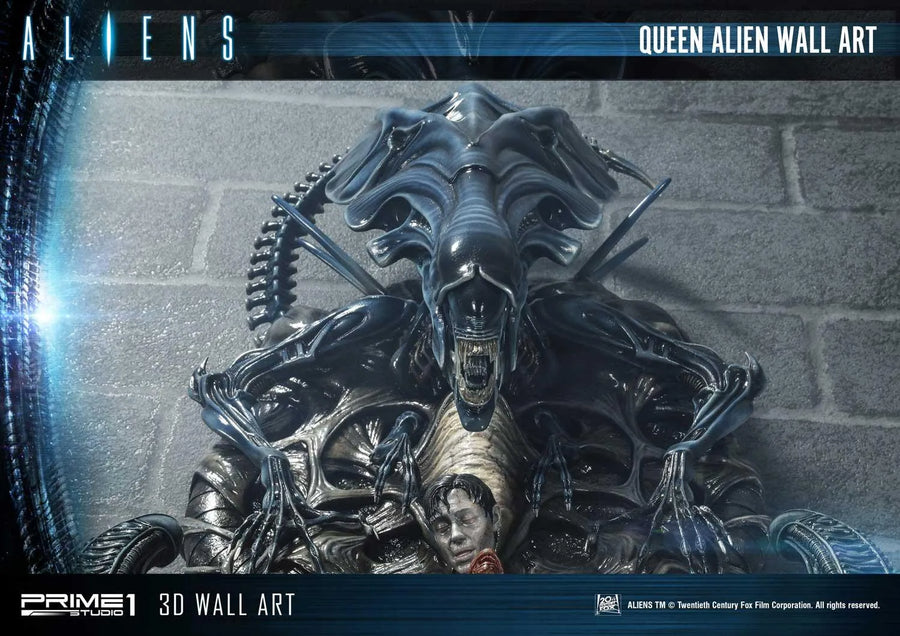 Queen Alien Wall Art (3D Wall Art Edition) Aliens (Film) – Prime1Studio – ActionFigure Brasil
