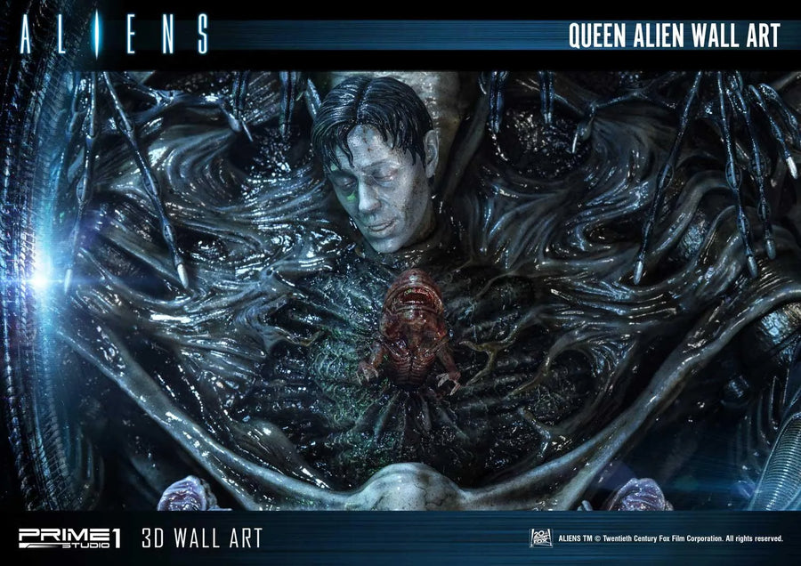 Queen Alien Wall Art (3D Wall Art Edition) Aliens (Film) – Prime1Studio – ActionFigure Brasil