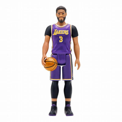 Re-Action / NBA wave 3: Anthony Davis (Los Angeles Lakers) Purple Uniform Ver.ㅤ – Super7 – ActionFigureBrasil