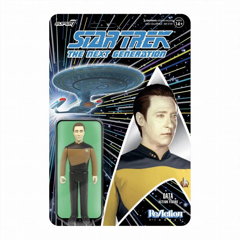 Re Action / New Star Trek (Next Generation): Dataㅤ – Super 7 – ActionFigure Brasil