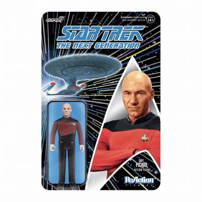 Re Action / New Star Trek (Next Generation): Jean Luc Picardㅤ – Super 7 – ActionFigure Brasil