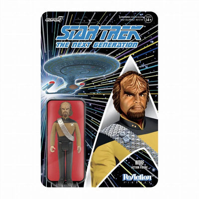 Re Action / New Star Trek (Next Generation): Worfㅤ – Super 7 – ActionFigure Brasil