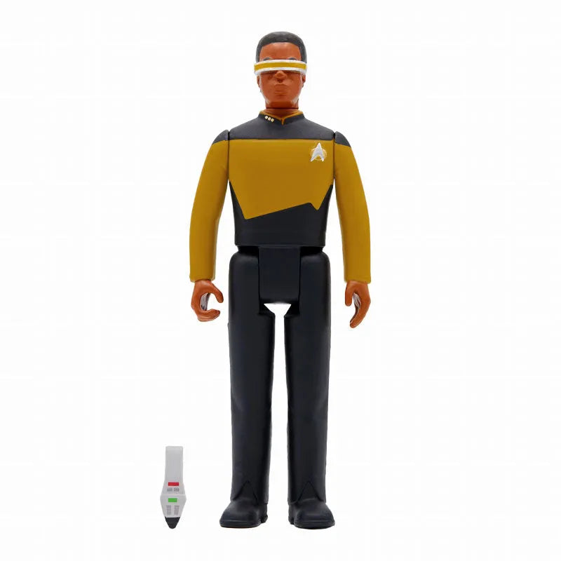 Re Action / Star Trek (Next Generation): Geordi La Forgeㅤ – Super 7 – ActionFigure Brasil