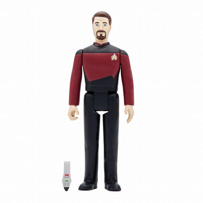 Re Action / Star Trek (Next Generation): William Rikerㅤ – Super 7 – ActionFigure Brasil