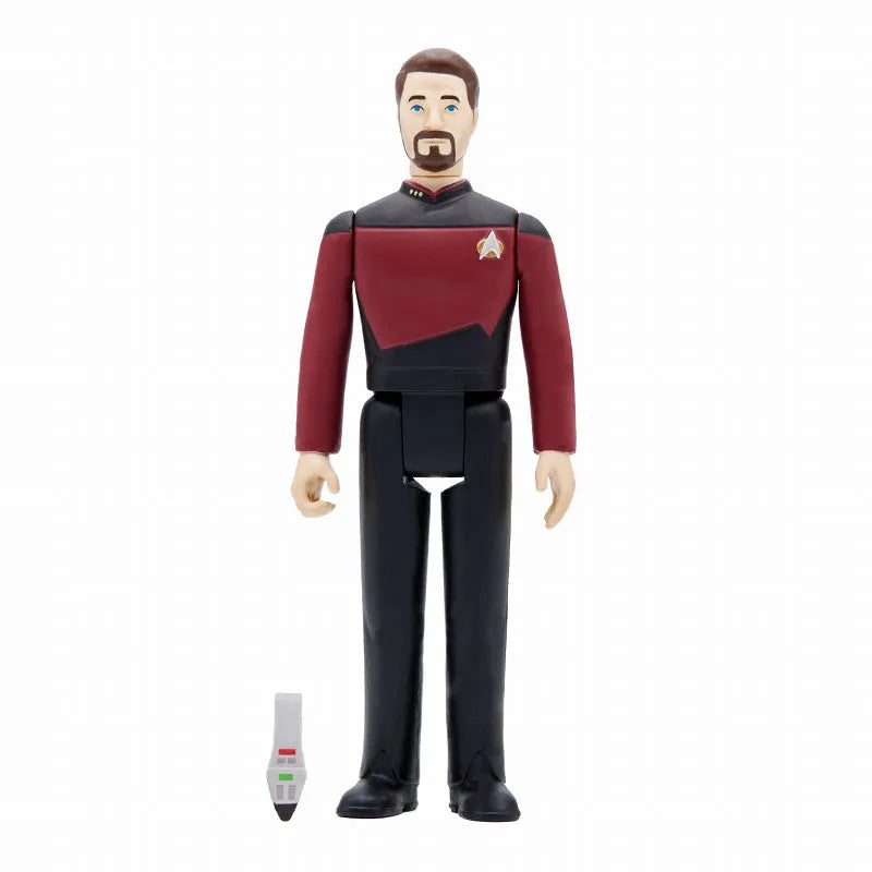 Re Action / Star Trek (Next Generation): William Rikerㅤ – Super 7 – ActionFigure Brasil