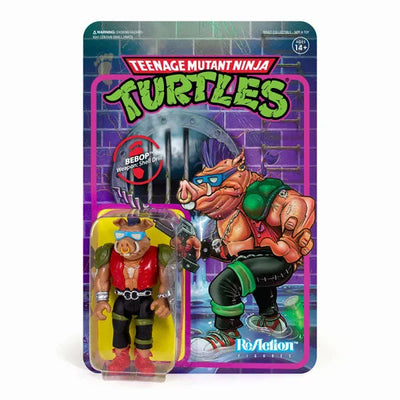 Re Action / Teenage Mutant Ninja Turtles TMNT: Bebopㅤ – Super7 – ActionFigureBrasil