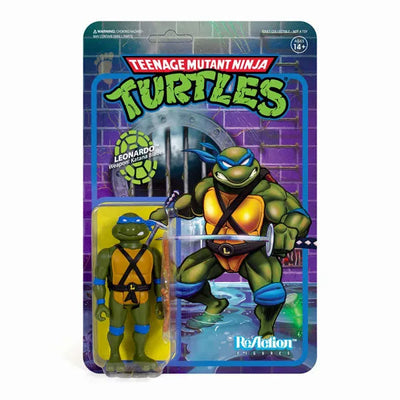 Re Action / Teenage Mutant Ninja Turtles TMNT: Leonardoㅤ – Super7 – ActionFigureBrasil
