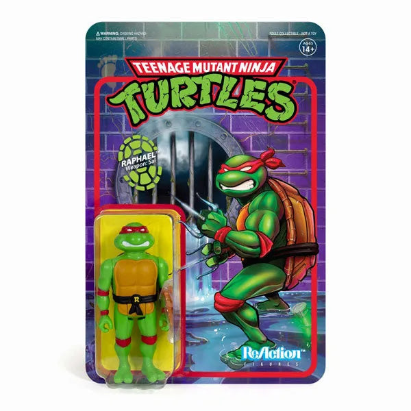 Re Action / Teenage Mutant Ninja Turtles TMNT: Raphaelㅤ – Super7 – ActionFigureBrasil