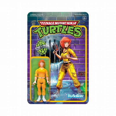 Re Action / Teenage Mutant Ninja Turtles TMNT WAVE2: April O'Neilㅤ – Super7 – ActionFigureBrasil — ângulo diferente