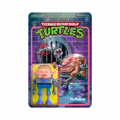 Re Action / Teenage Mutant Ninja Turtles TMNT WAVE2: Krangㅤ – Super7 – ActionFigureBrasil — ângulo diferente