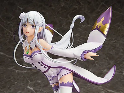 Re:Zero kara Hajimeru Isekai Seikatsu - Emilia - 1/7ㅤ – Good Smile Company – ActionFigureBrasil — ângulo diferente