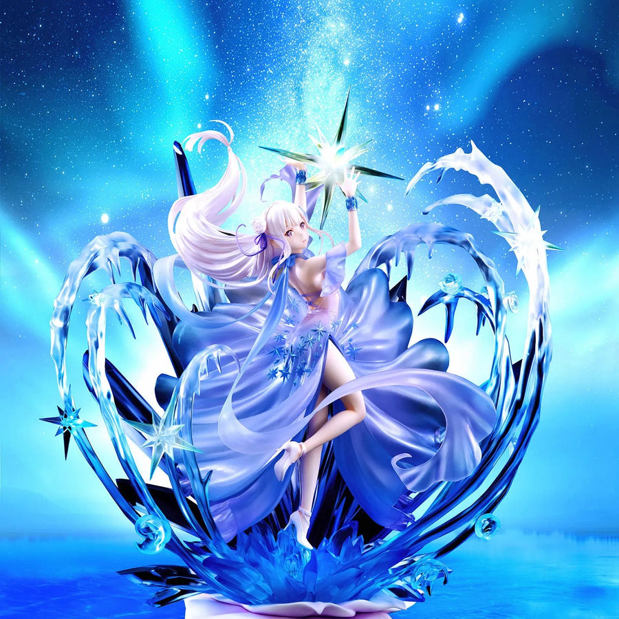 Re:Zero kara Hajimeru Isekai Seikatsu - Emilia - 1/7 - Shibuya Scramble Crystal Dress Ver. (Alpha Satellite, eStream) [Shop Exclusive]ㅤ – Alpha Satellite – ActionFigureBrasil