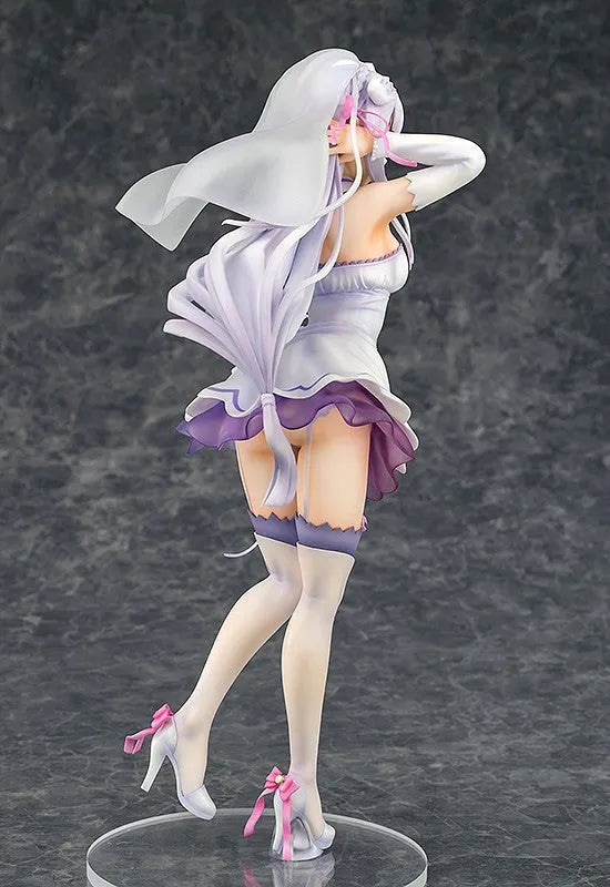 Re:Zero kara Hajimeru Isekai Seikatsu - Emilia - 1/7 - Wedding Ver. - 2024 Re-release (Phat Company)ㅤ – Phat Company – ActionFigureBrasil