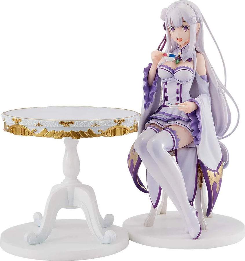Re:Zero kara Hajimeru Isekai Seikatsu - Emilia - KD Colle - 1/7 - Tea Party Ver. - 2022 Re-release (Kadokawa)ㅤ – Kadokawa – ActionFigure Brasil