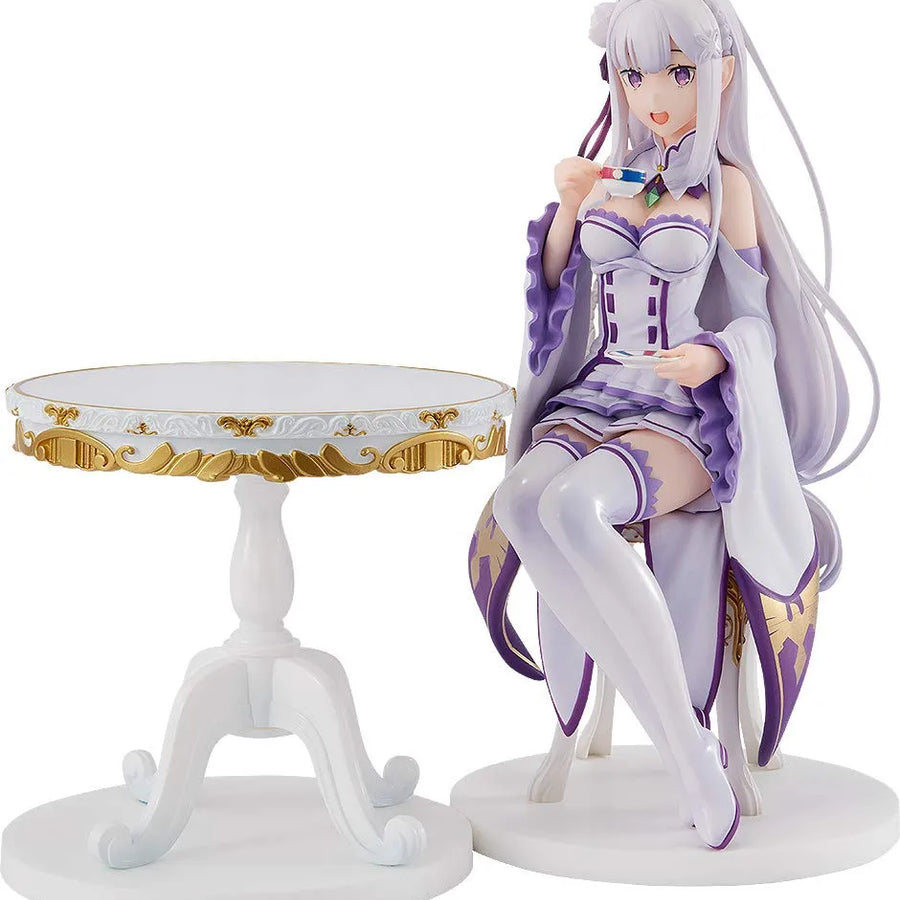 Re:Zero kara Hajimeru Isekai Seikatsu - Emilia - KD Colle - 1/7 - Tea Party Ver. - 2022 Re-release (Kadokawa)ㅤ – Kadokawa – ActionFigure Brasil
