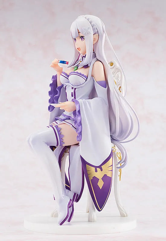 Re:Zero kara Hajimeru Isekai Seikatsu - Emilia - KD Colle - 1/7 - Tea Party Ver. - 2022 Re-release (Kadokawa)ㅤ – Kadokawa – ActionFigure Brasil