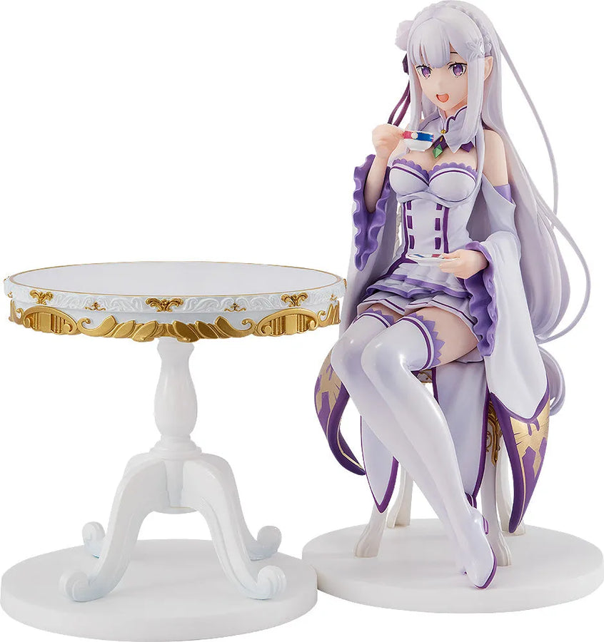 Re:Zero kara Hajimeru Isekai Seikatsu - Emilia - KD Colle - 1/7 - Tea Party Ver. - 2022 Re-release (Kadokawa)ㅤ – Kadokawa – ActionFigure Brasil