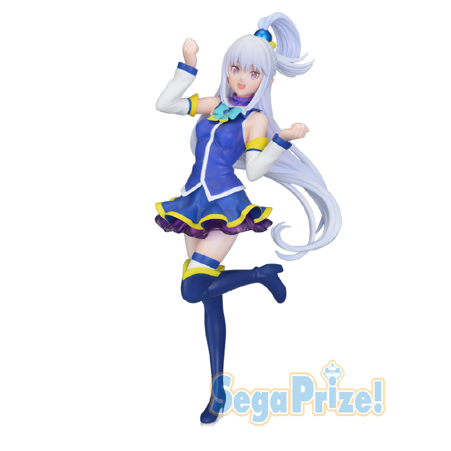 Re:Zero kara Hajimeru Isekai Seikatsu - Emilia - LPM Figure - Aqua ver. (SEGA)ㅤ – SEGA – ActionFigureBrasil