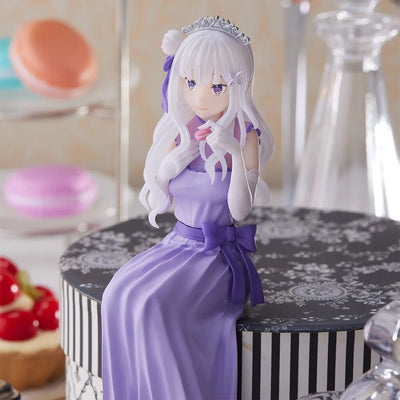 Re:Zero kara Hajimeru Isekai Seikatsu - Emilia - Premium Chokonose Figure - Lost in Memories, Dressed-Up Party Ver. (SEGA)ㅤ – SEGA – ActionFigureBrasil — com base expositora