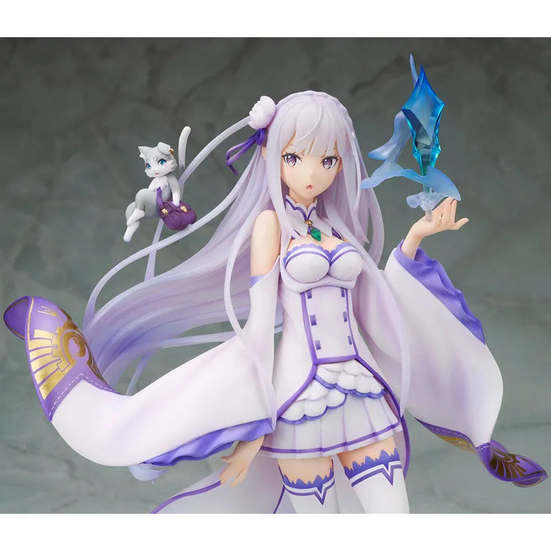 Re:Zero kara Hajimeru Isekai Seikatsu - Emilia - Puck - 1/8 (Alpha x Omega)ㅤ – Alpha x Omega As Manufacturer – ActionFigure Brasil