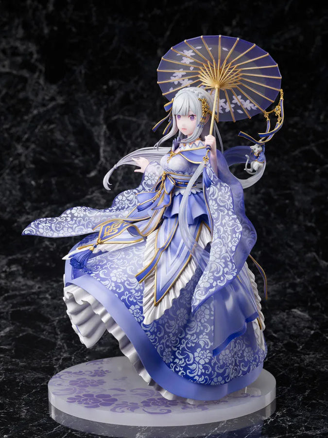 Re:Zero kara Hajimeru Isekai Seikatsu - Emilia - Puck - F:Nex - 1/7 - Hanfu (FuRyu) [Shop Exclusive]ㅤ – FuRyu – ActionFigureBrasil