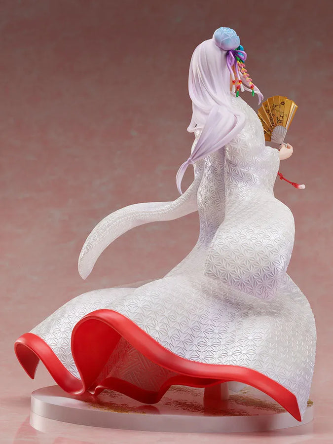 Re:Zero kara Hajimeru Isekai Seikatsu - Emilia - Puck - F:Nex - 1/7 - Shiromuku (FuRyu) [Shop Exclusive]ㅤ – FuRyu – ActionFigureBrasil