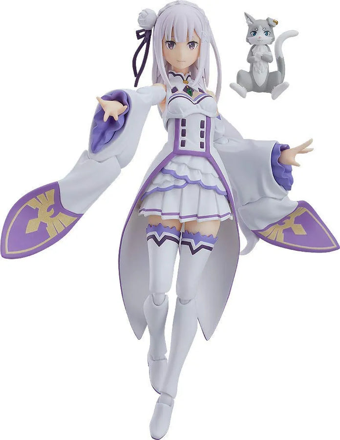 Re:Zero kara Hajimeru Isekai Seikatsu - Emilia - Puck - Figma #419 (Max Factory)ㅤ – Max Factory – ActionFigure Brasil