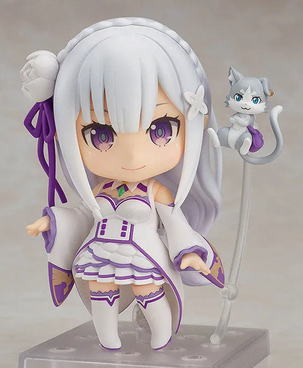 Re:Zero kara Hajimeru Isekai Seikatsu - Emilia - Puck - Nendoroid (#751) - 2025 Re-release (Good Smile Company)ㅤ – Good Smile Company – ActionFigure Brasil