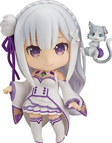 Re:Zero kara Hajimeru Isekai Seikatsu - Emilia - Puck - Nendoroid #751 (Good Smile Company)ㅤ – Good Smile Company – ActionFigure Brasil