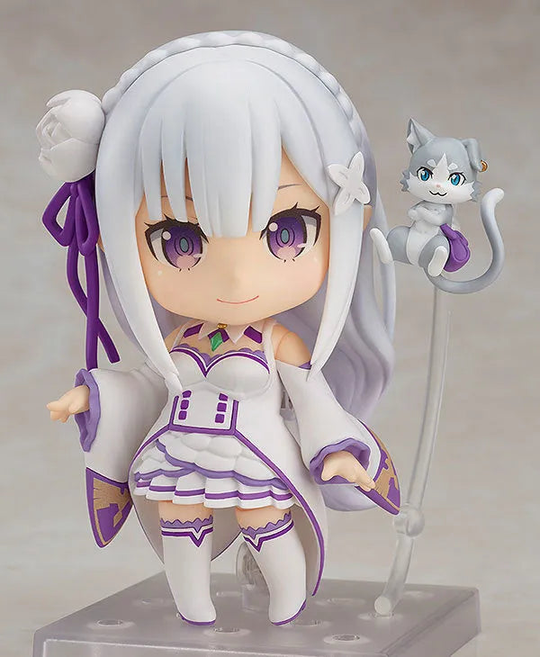 Re:Zero kara Hajimeru Isekai Seikatsu - Emilia - Puck - Nendoroid #751 - Re-release (Good Smile Company)ㅤ – Good Smile Company – ActionFigure Brasil