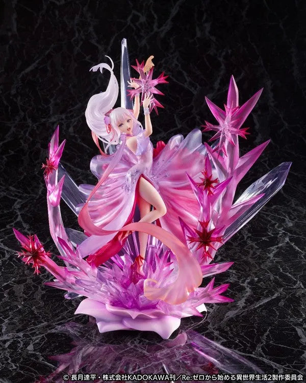 Re:Zero kara Hajimeru Isekai Seikatsu - Emilia - Shibuya Scramble Figure - 1/7 - Hyouketsu no Emilia, Crystal Dress Ver. (Alpha Satellite) [Shop Exclusive]ㅤ – Alpha Satellite,eStream – ActionFigureBrasil