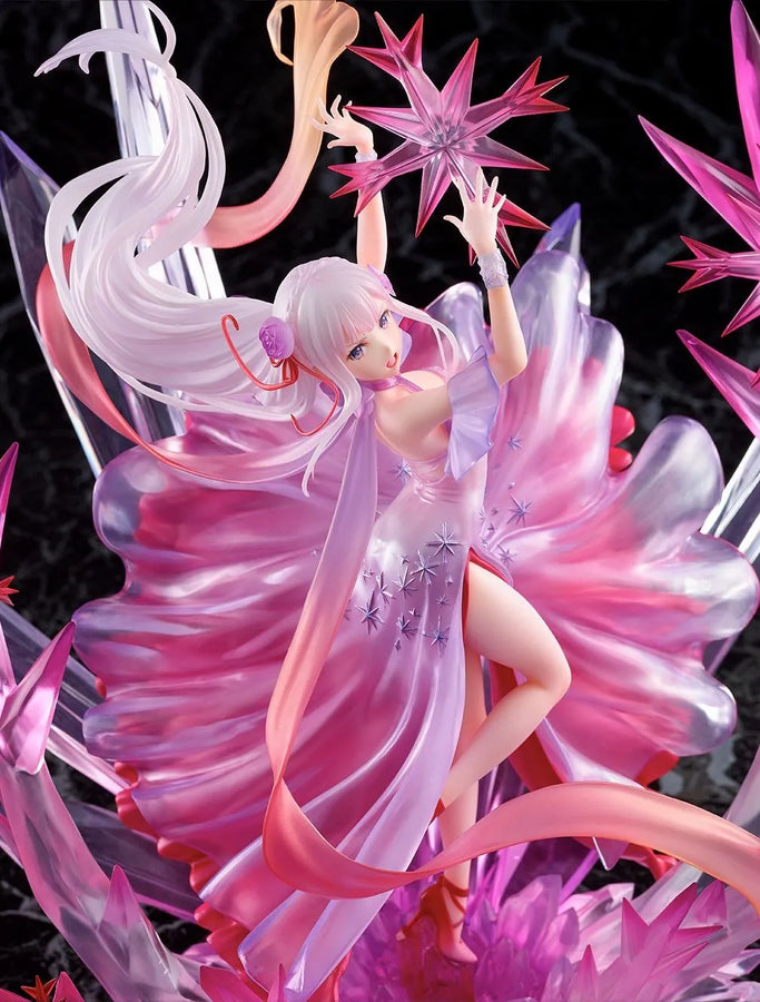 Re:Zero kara Hajimeru Isekai Seikatsu - Emilia - Shibuya Scramble Figure - 1/7 - Hyouketsu no Emilia, Crystal Dress Ver. (Alpha Satellite) [Shop Exclusive]ㅤ – Alpha Satellite,eStream – ActionFigureBrasil