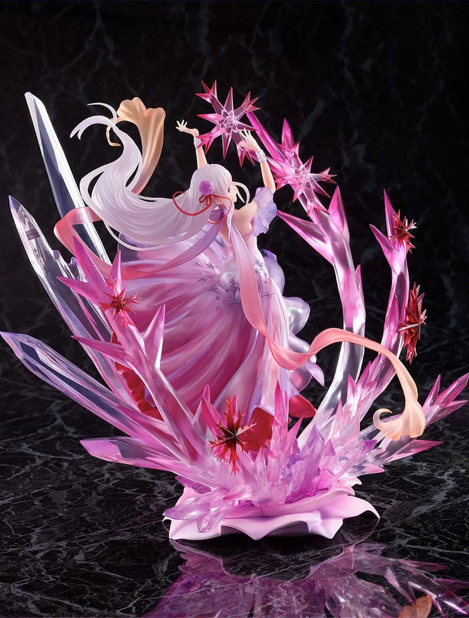 Re:Zero kara Hajimeru Isekai Seikatsu - Emilia - Shibuya Scramble Figure - 1/7 - Hyouketsu no Emilia, Crystal Dress Ver. (Alpha Satellite) [Shop Exclusive]ㅤ – Alpha Satellite,eStream – ActionFigure Brasil