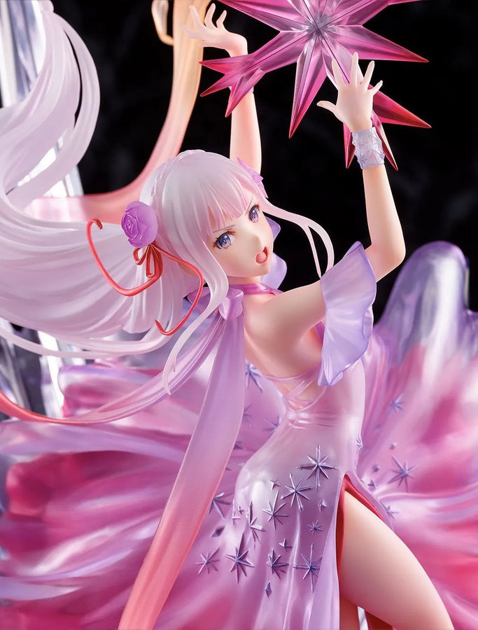Re:Zero kara Hajimeru Isekai Seikatsu - Emilia - Shibuya Scramble Figure - 1/7 - Hyouketsu no Emilia, Crystal Dress Ver. (Alpha Satellite) [Shop Exclusive]ㅤ – Alpha Satellite,eStream – ActionFigureBrasil