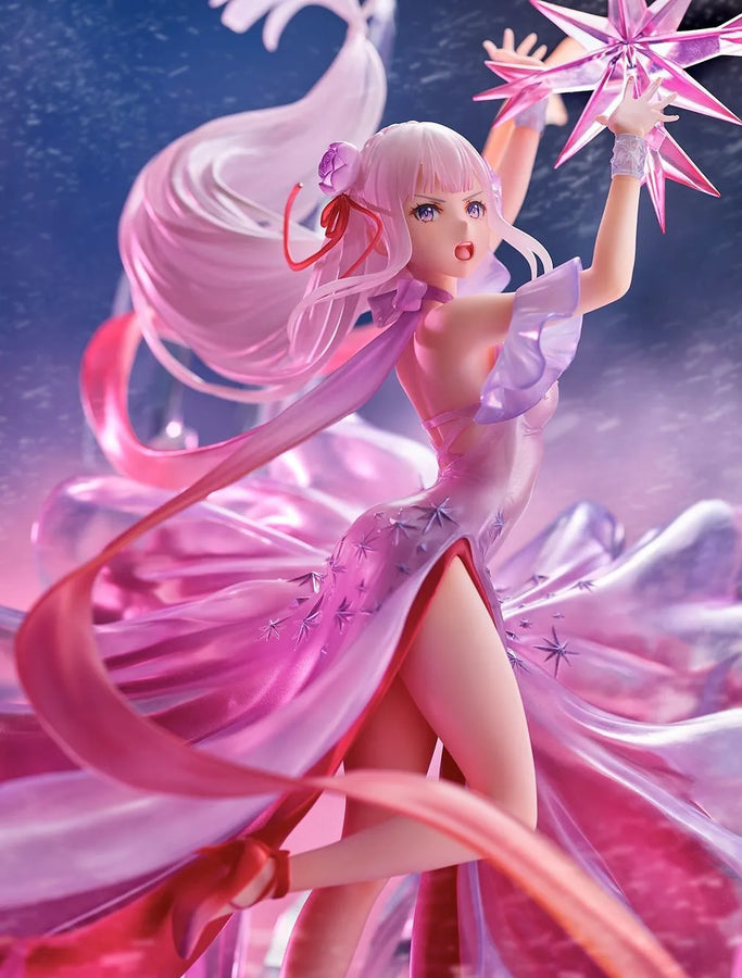 Re:Zero kara Hajimeru Isekai Seikatsu - Emilia - Shibuya Scramble Figure - 1/7 - Hyouketsu no Emilia, Crystal Dress Ver. (Alpha Satellite) [Shop Exclusive]ㅤ – Alpha Satellite,eStream – ActionFigure Brasil