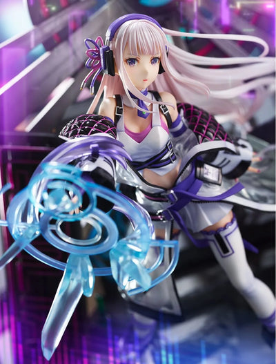 Re:Zero kara Hajimeru Isekai Seikatsu - Emilia - Shibuya Scramble Figure - 1/7 - Neon City Ver. (Alpha Satellite, eStream)ㅤ – Alpha Satellite – ActionFigureBrasil — ambientada