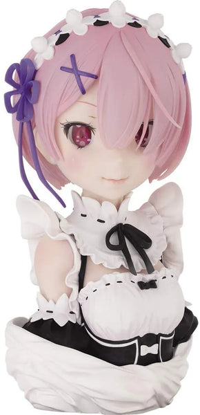 Re:Zero kara Hajimeru Isekai Seikatsu - Ram - 1/3 - ArtScale Bust - Ichiban Kuji Yorokobi nasai, Ryoutenihanatte Yatsu yo - A Prize (Bandai Spirits)ㅤ – Bandai Spirits – ActionFigureBrasil