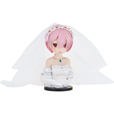 Re:Zero kara Hajimeru Isekai Seikatsu - Ram - ArtScale - Bust - Ichiban Kuji Re:Zero kara Hajimeru Isekai Seikatsu ~Hello Ama Happy Life!~ - Wedding Ver. - Last One Prize (Bandai Spirits)ㅤ – Bandai Spirits – ActionFigureBrasil