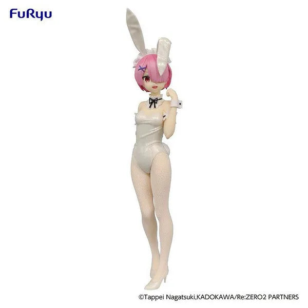 Re:Zero kara Hajimeru Isekai Seikatsu - Ram - BiCute Bunnies - White Pearl Color Ver. (FuRyu)ㅤ – FuRyu – ActionFigureBrasil