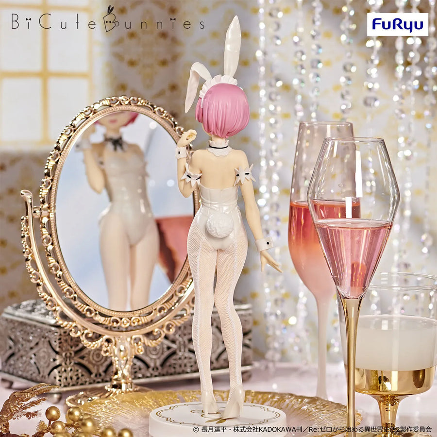Re:Zero kara Hajimeru Isekai Seikatsu - Ram - BiCute Bunnies - White Pearl Color Ver. (FuRyu)ㅤ – FuRyu – ActionFigureBrasil