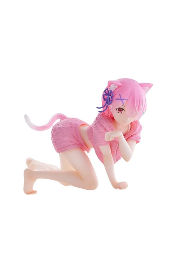 Re:Zero kara Hajimeru Isekai Seikatsu - Ram - Desktop Cute - Cat room wear ver. (Taito)ㅤ – Taito – ActionFigureBrasil