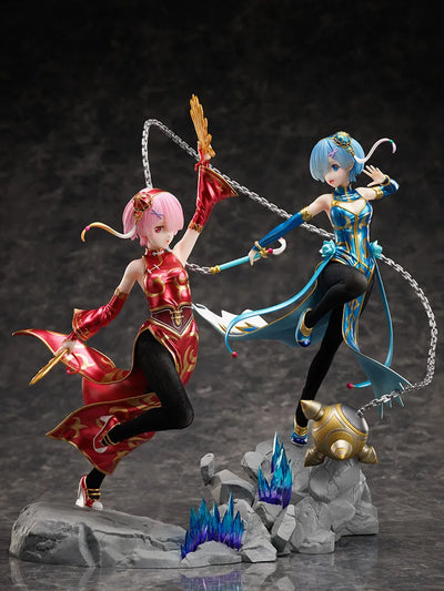 Re:Zero kara Hajimeru Isekai Seikatsu - Ram - F:Nex - 1/7 - China Dress Ver. (FuRyu) [Shop Exclusive]ㅤ – FuRyu – ActionFigureBrasil — ângulo diferente