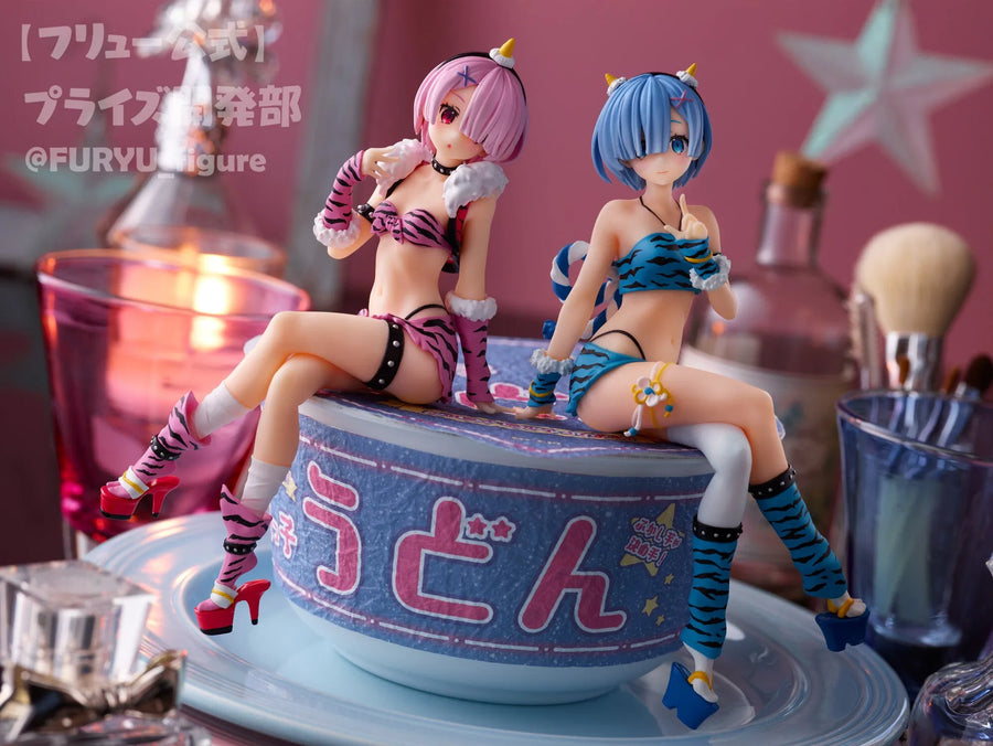 Re:Zero kara Hajimeru Isekai Seikatsu - Ram - Noodle Stopper Figure - Oni Ishou (FuRyu)ㅤ – FuRyu – ActionFigureBrasil