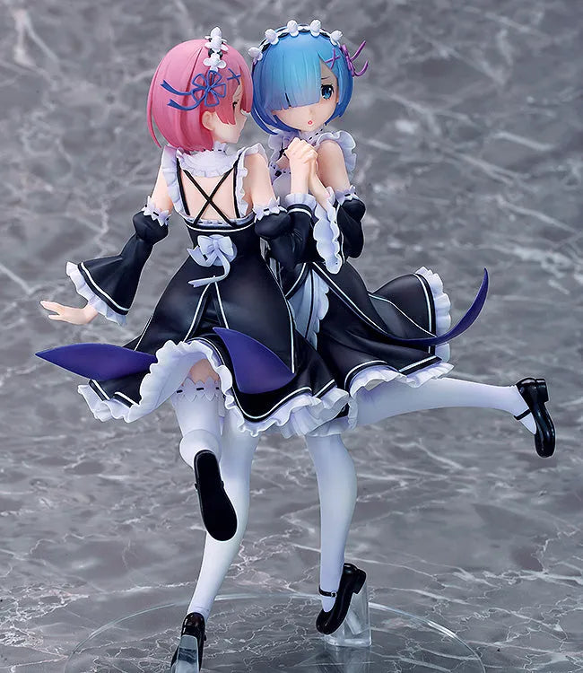 Re:Zero kara Hajimeru Isekai Seikatsu - Ram - Rem - 1/7 - Twins Ver. (Souyokusha, Good Smile Company)ㅤ – Good Smile Company – ActionFigureBrasil