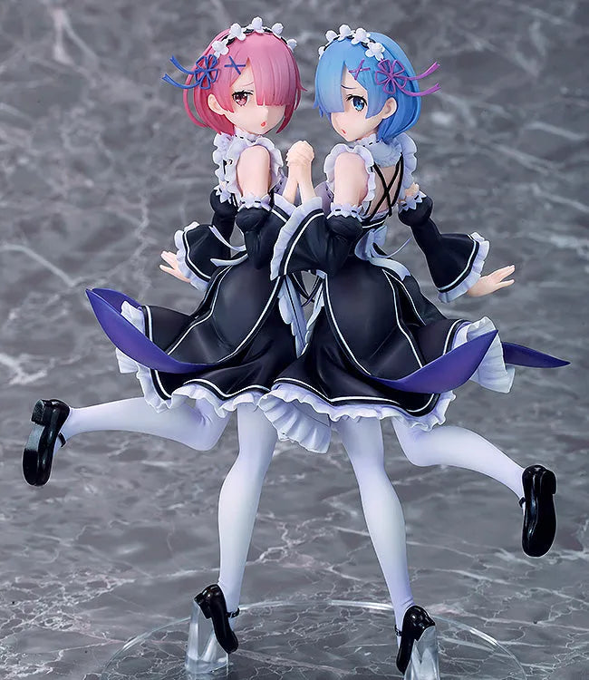 Re:Zero kara Hajimeru Isekai Seikatsu - Ram - Rem - 1/7 - Twins Ver. (Souyokusha, Good Smile Company)ㅤ – Good Smile Company – ActionFigureBrasil