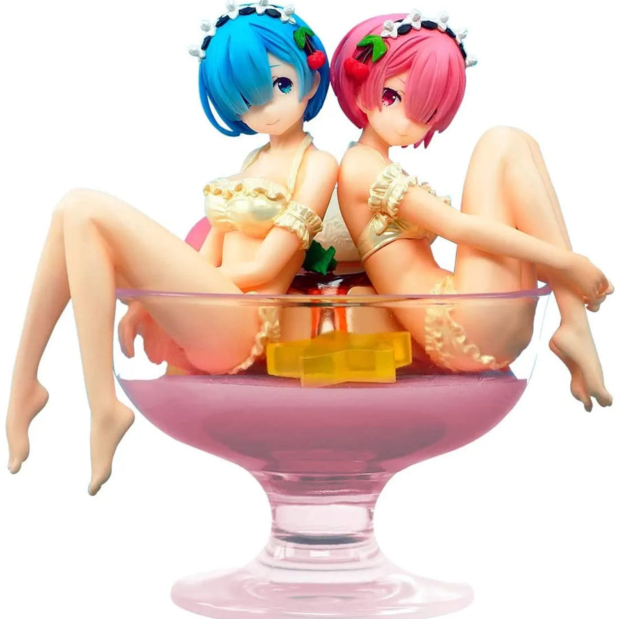 Re:Zero kara Hajimeru Isekai Seikatsu - Ram - Rem - Ichiban Kuji Re:Zero kara Hajimeru Isekai Seikatsu - Amaai Haru ga kita! Dore kara taberu? - Pudding à la Mode (Bandai Spirits)ㅤ – Bandai Spirits – ActionFigure Brasil