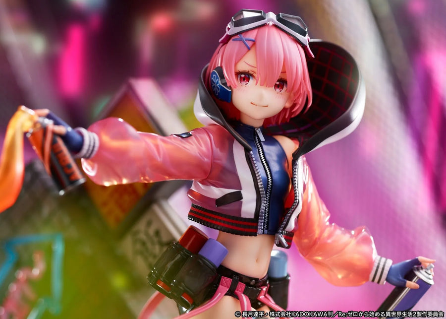 Re:Zero kara Hajimeru Isekai Seikatsu - Ram - Shibuya Scramble Figure - 1/7 - Neon City Ver. (Alpha Satellite) [Shop Exclusive]ㅤ – Alpha Satellite,eStream – ActionFigureBrasil